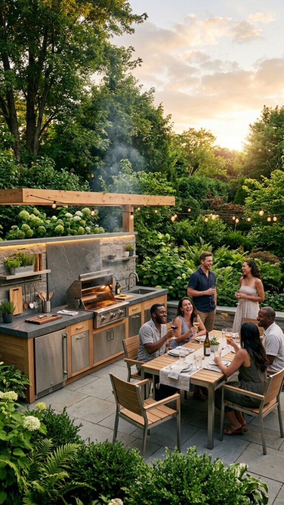 4. Build an Outdoor Kitchen