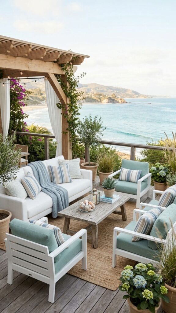 4. Choose a Soft Blue and White Color Palette