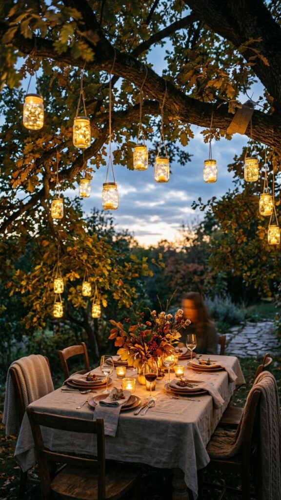 4. Create Lanterns From Mason Jars