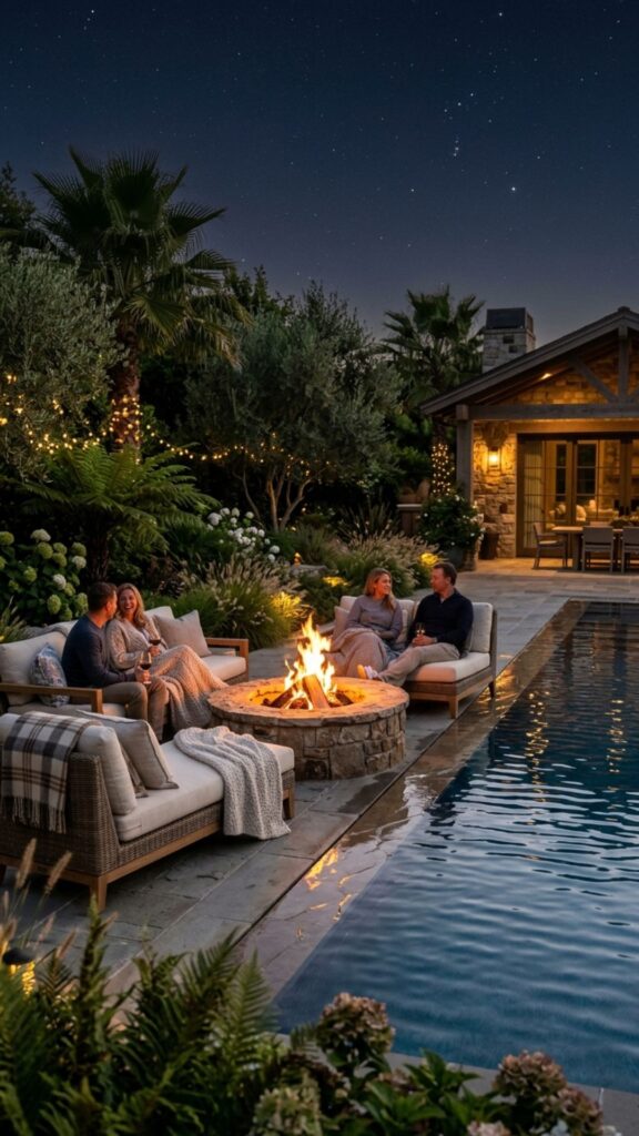 4. Create a Fire Pit Seating Circle