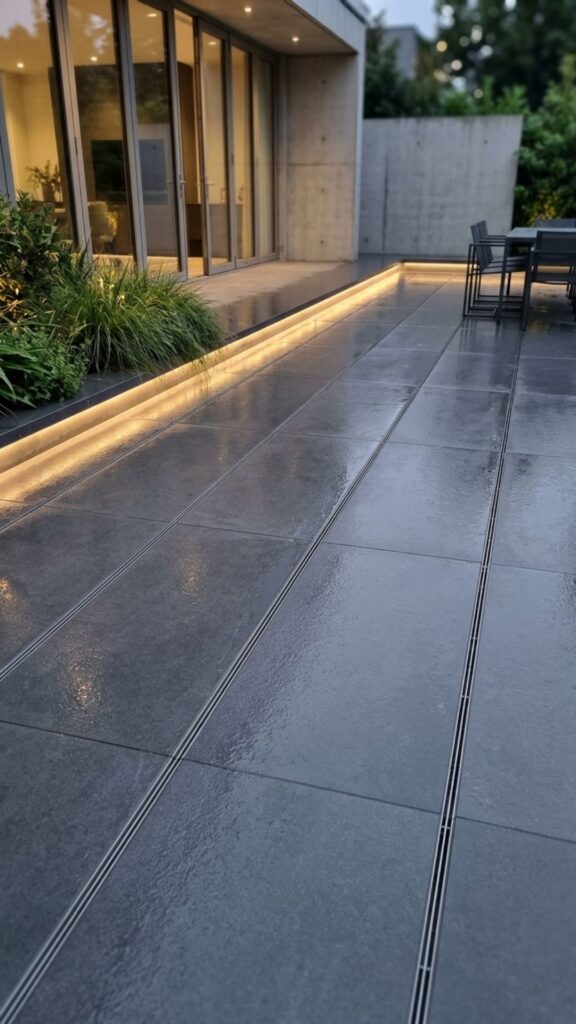 4. Incorporate Built-In Drainage Channels