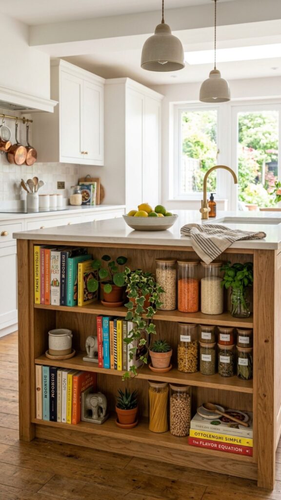 4. Incorporate Open Shelving for Display