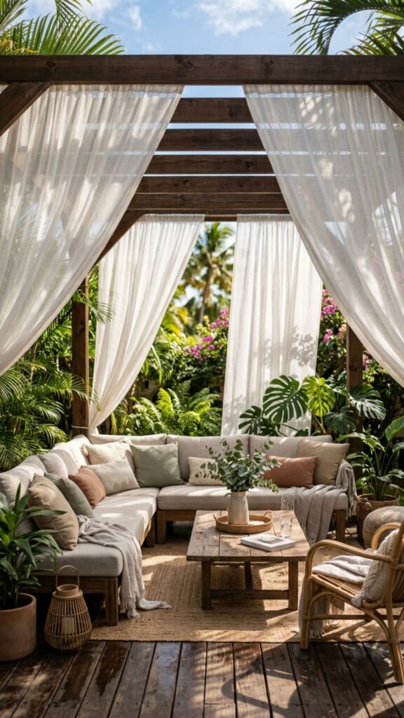4. Outdoor Curtains