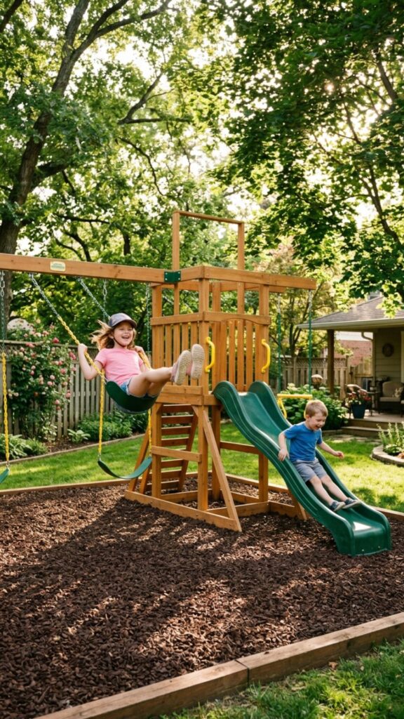 4. Set Up a Splash Zone for Hot Days