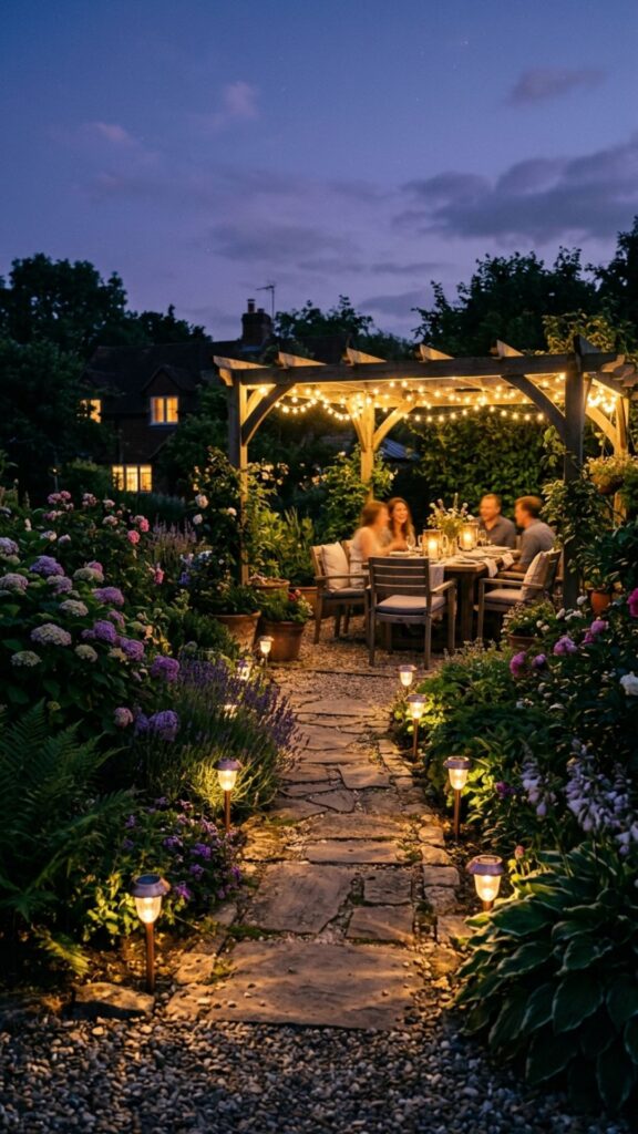 4. Solar-Powered Path Lights