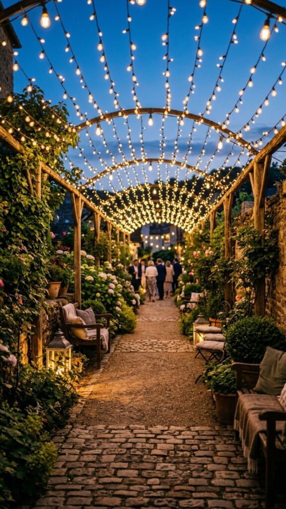 4. String Lights Overhead