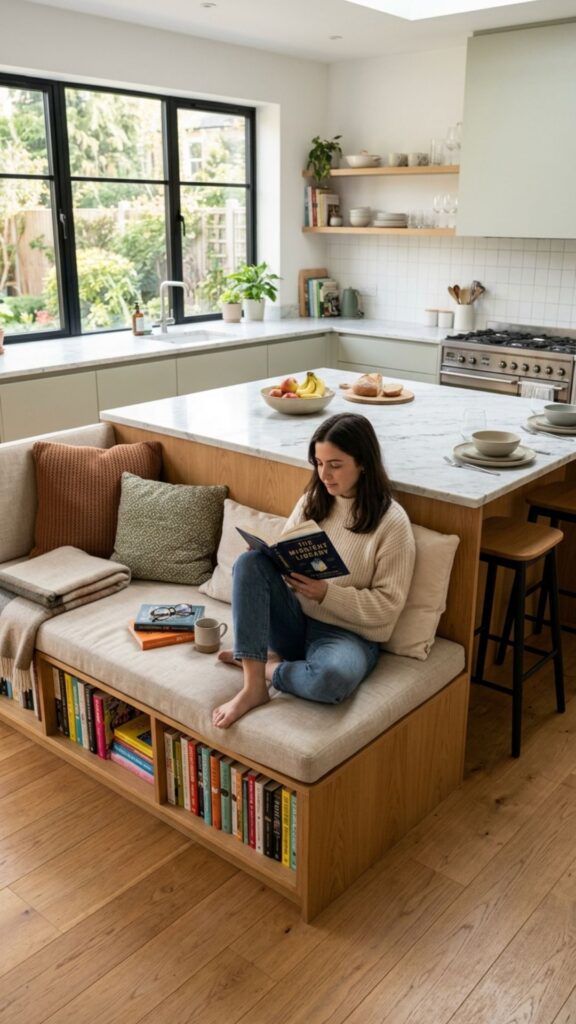 4. Two-Tier Reading Nook Island