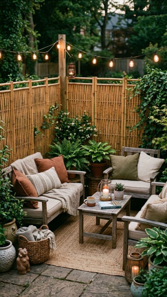 4. Use Freestanding Privacy Screens