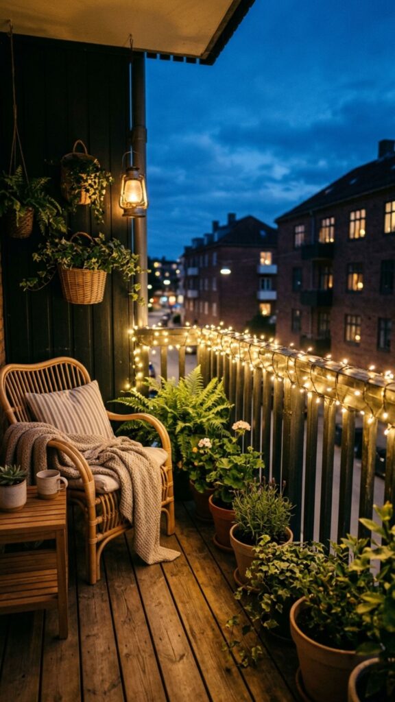 4. Use String Lights for Warmth
