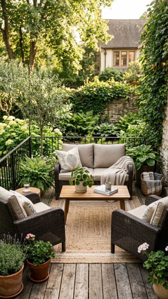 4. Wicker Lounge Set