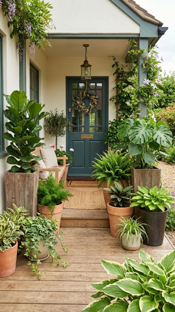 5. Bring in Potted Plants