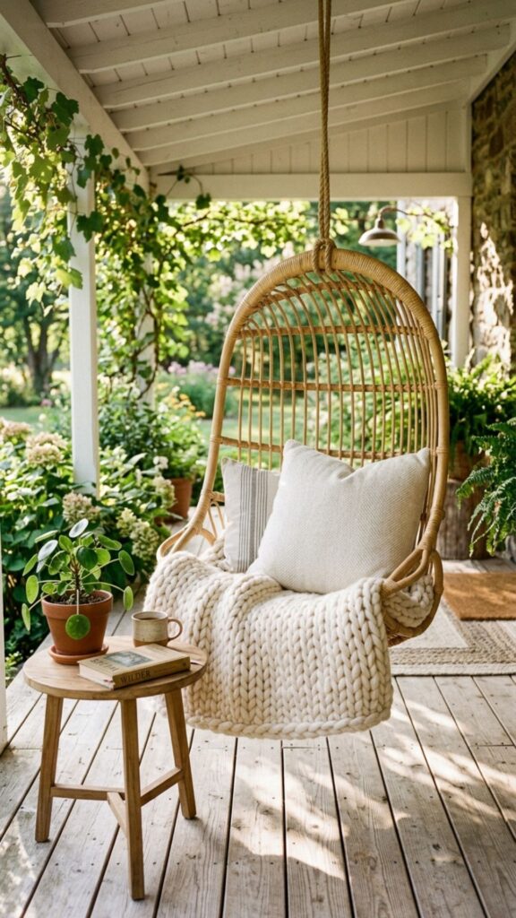 5. Bring in a Hanging Chair