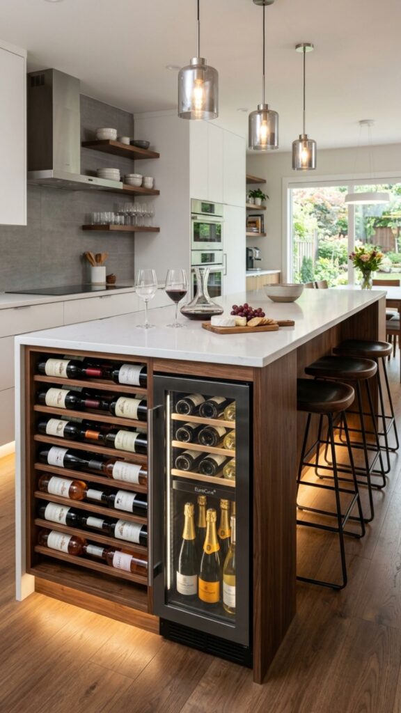 5. Built-In Wine Storage