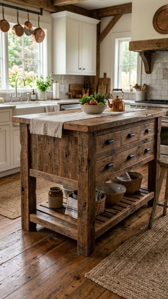 5. Choose a Reclaimed Wood Base
