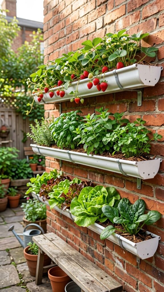 5. Create a Gutter Garden