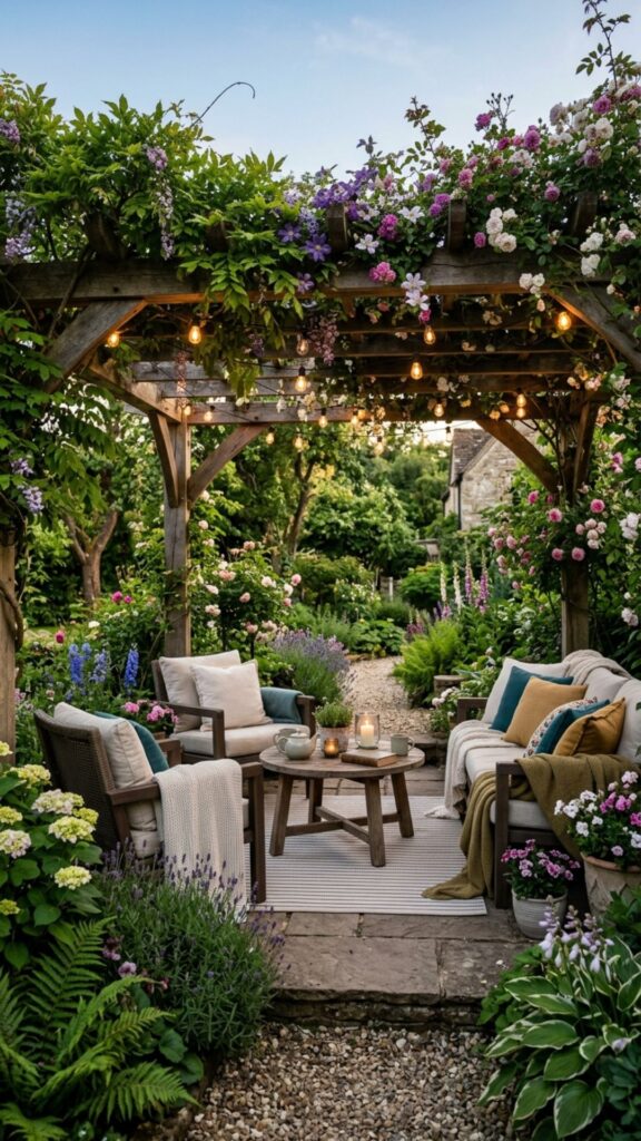 5. Design a Shaded Pergola Retreat