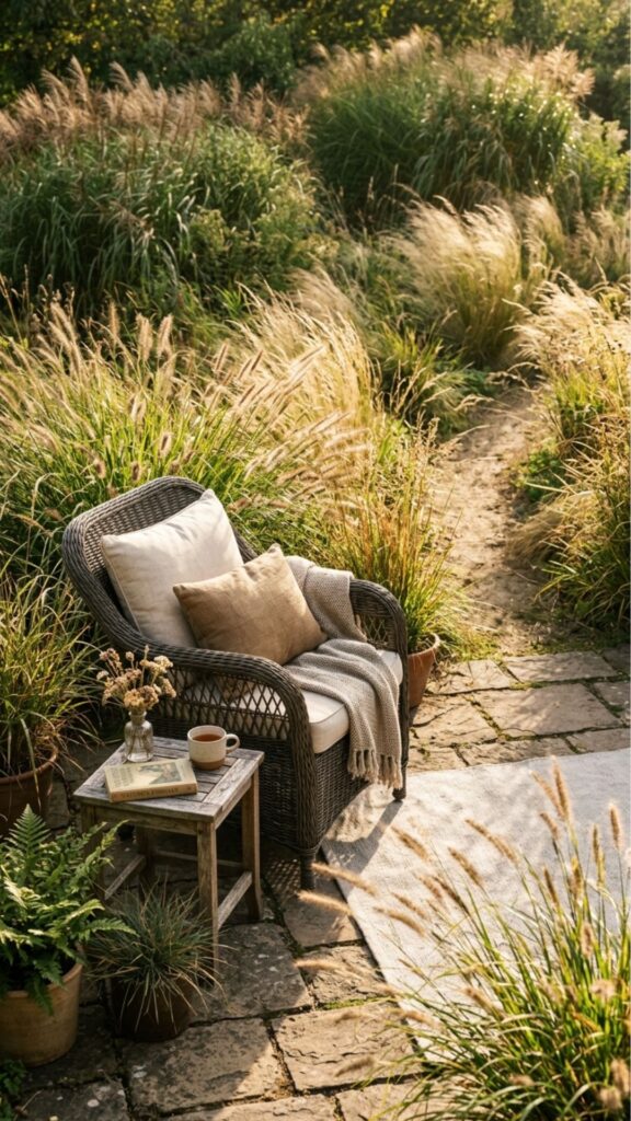 5. Frame Your Patio With Native Grasses