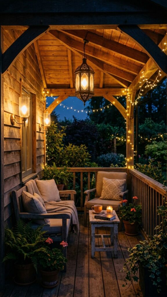 5. Install Warm, Layered Lighting