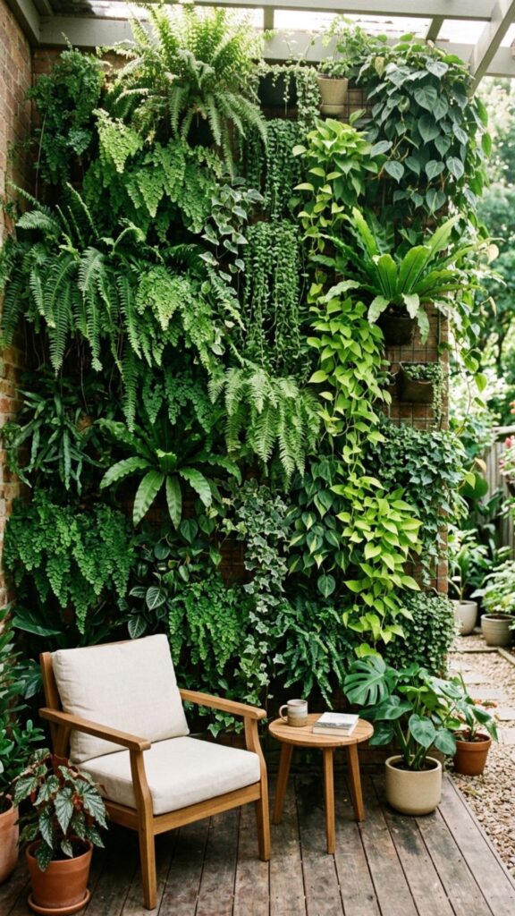 5. Install a Living Green Wall