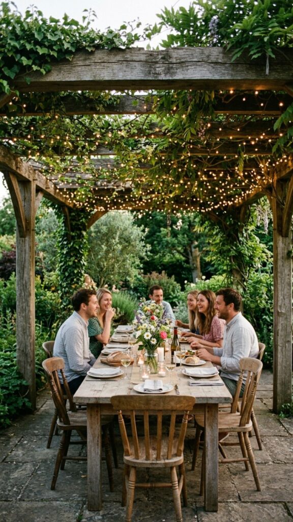 5. Install a Wooden Pergola