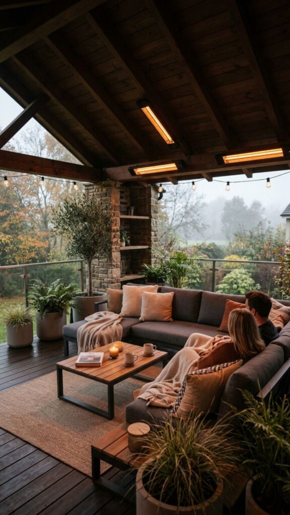 5. Install an Outdoor Fireplace