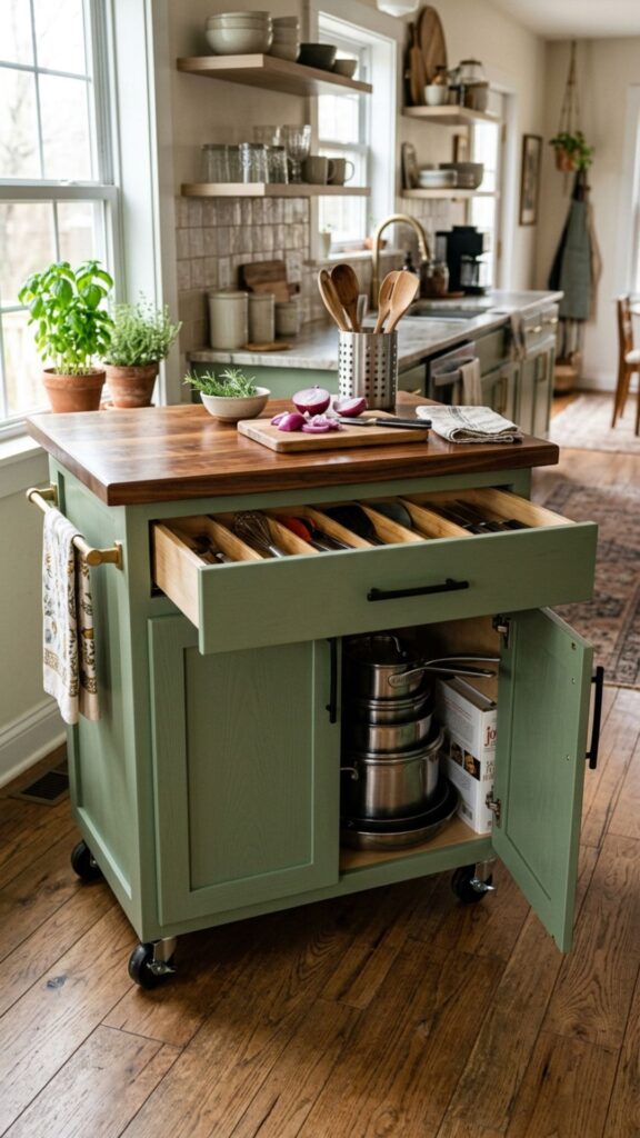 5. Repurpose a Kitchen Island Cabinet