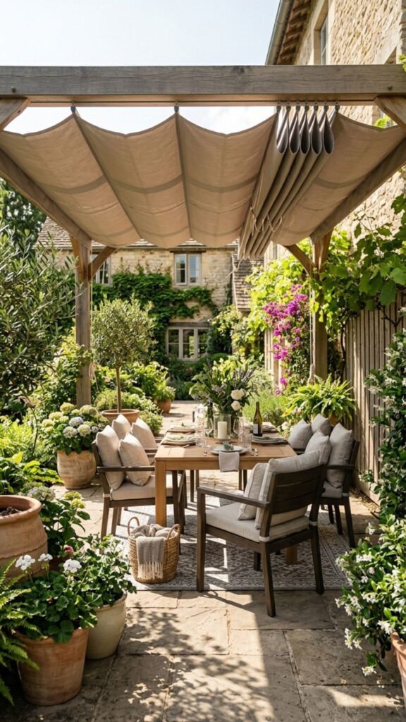 5. Retractable Canopy for Flexible Shade