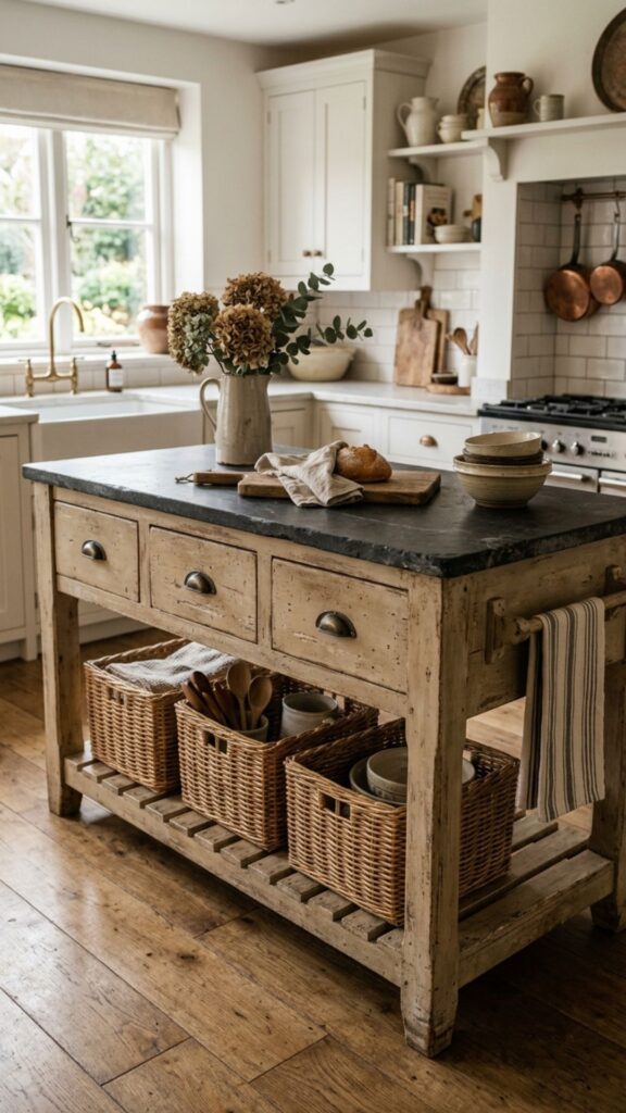 5. Rustic Distressed Beige for Farmhouse Charm