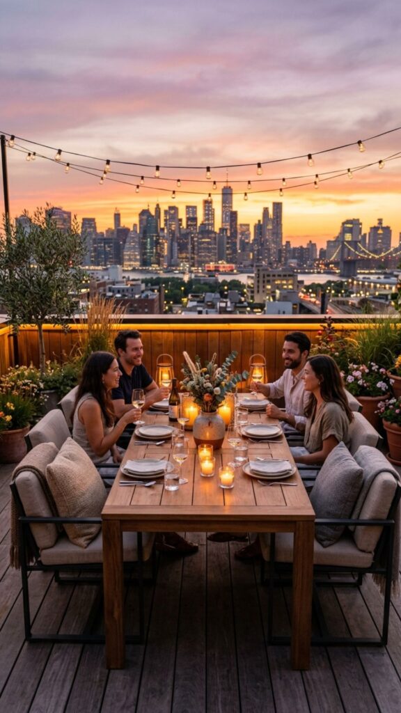 5. Set Up a Dining Area for Alfresco Meals