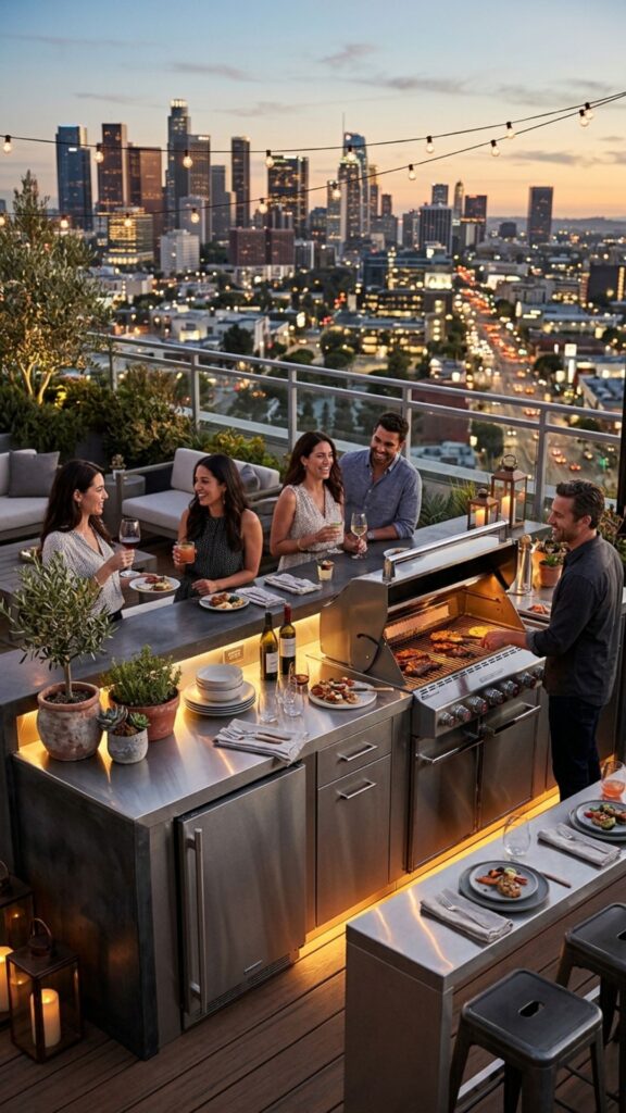 5. Set Up a Fully Equipped Outdoor Kitchen