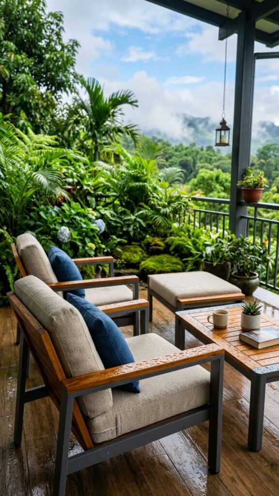 5. Use Weatherproof Outdoor Furniture