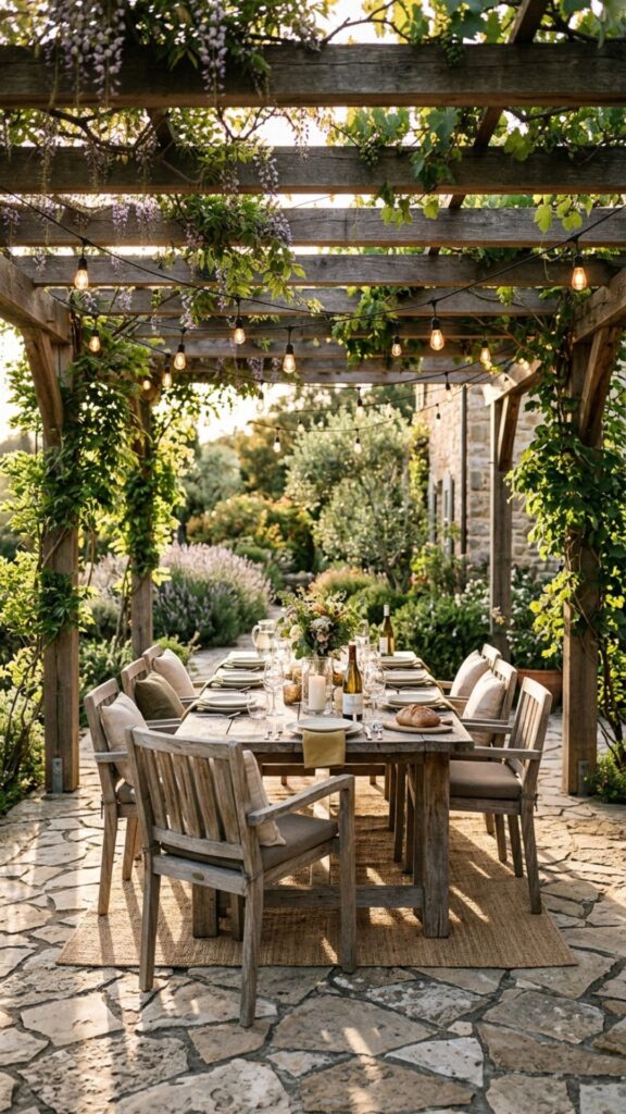 6. Add a Pergola for Structure and Style