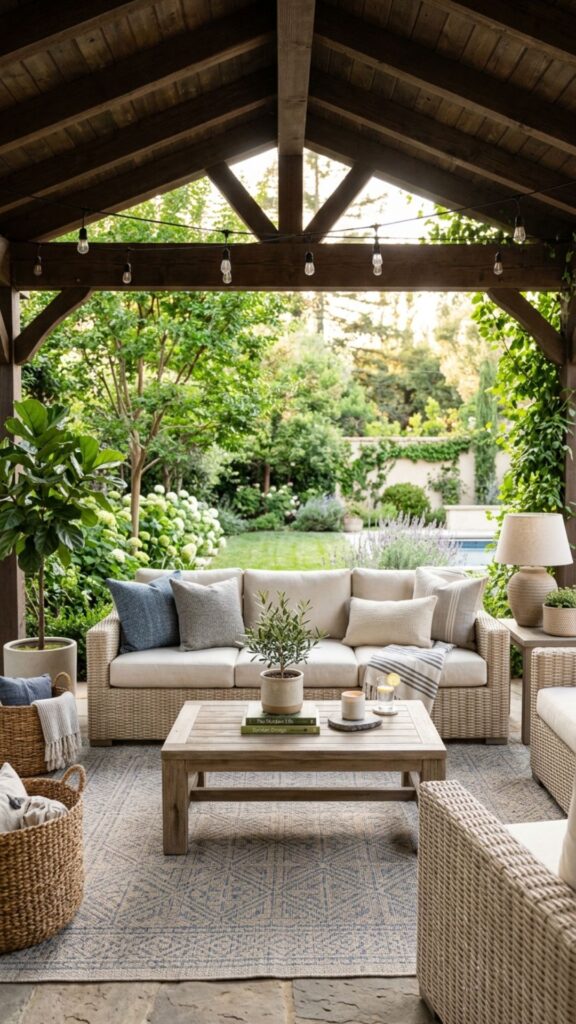 6. Add an Outdoor Living Room
