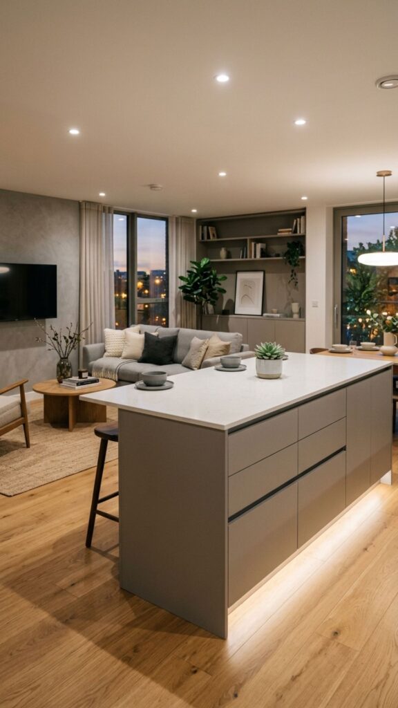 6. Build in a Fireplace for Cozy Zoning