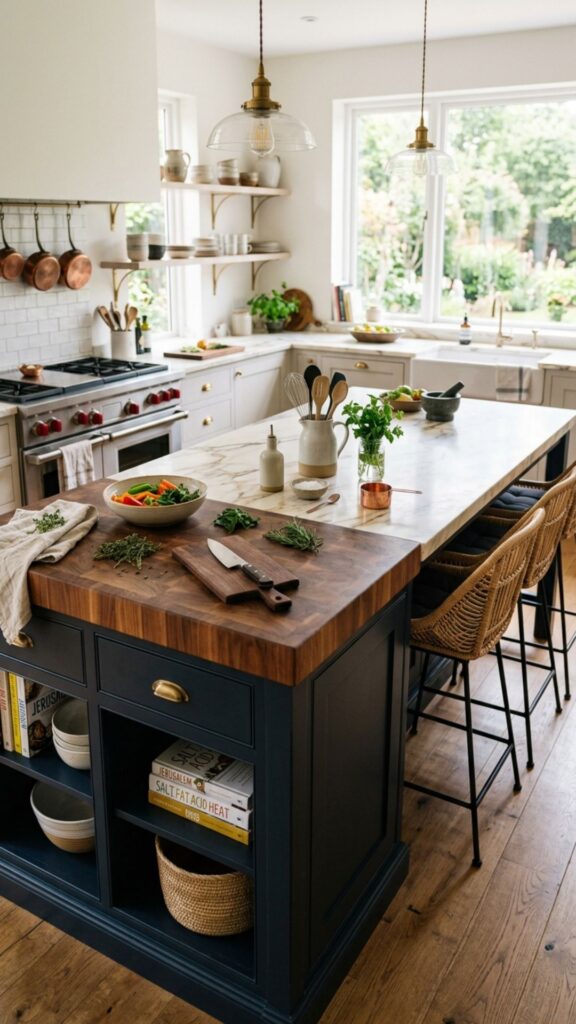 6. Butcher Block Prep Surface