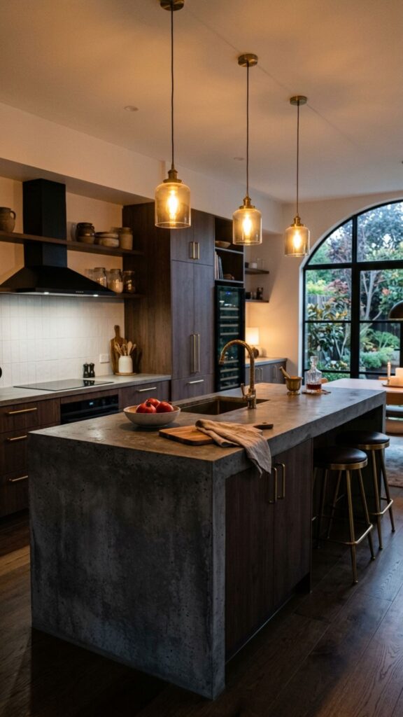 6. Charcoal Concrete for Bold Drama