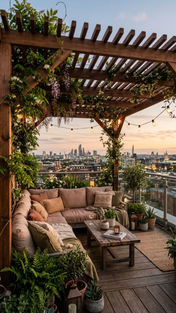 6. Design a Shaded Pergola Retreat