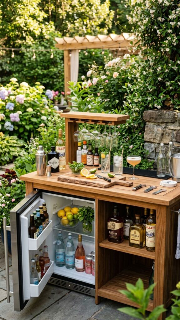 6. Include a Mini Fridge or Kegerator