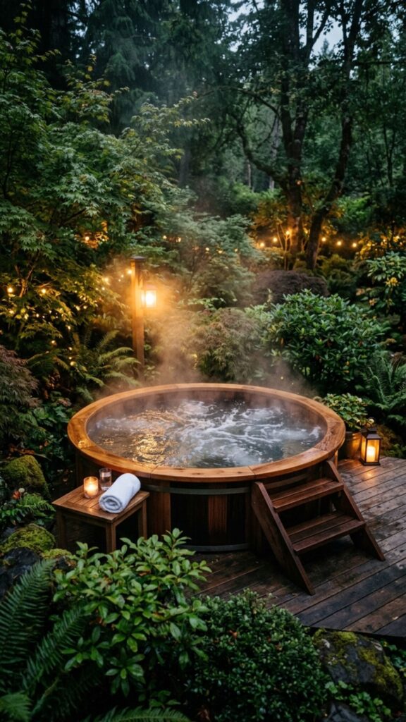 6. Incorporate a Hot Tub or Spa