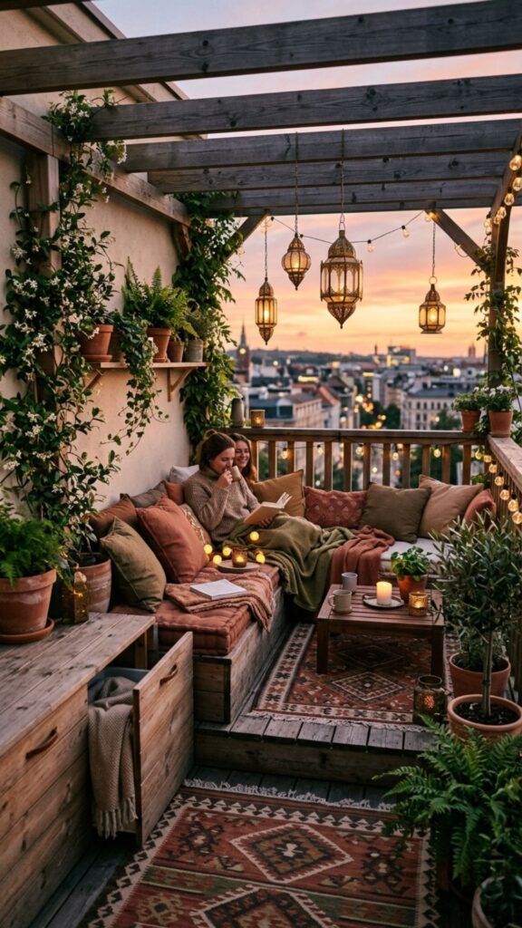 6. Install Simple, Low-Profile Seating