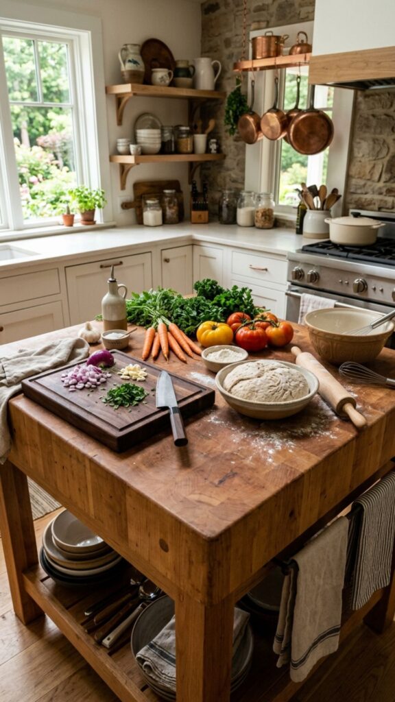 6. Install a Butcher Block Top for Serious Cooks