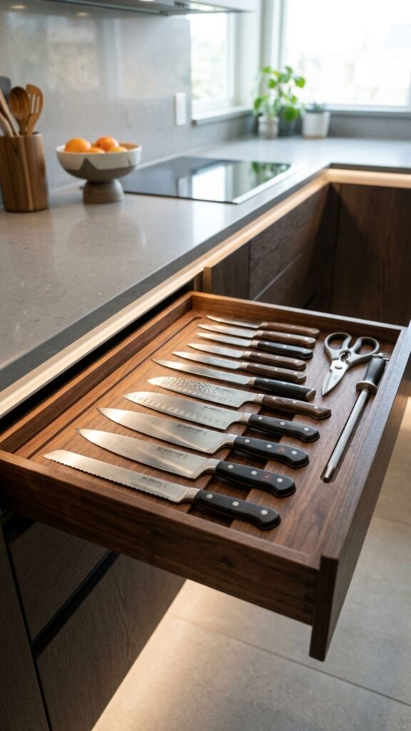 6. Knife Block Drawer