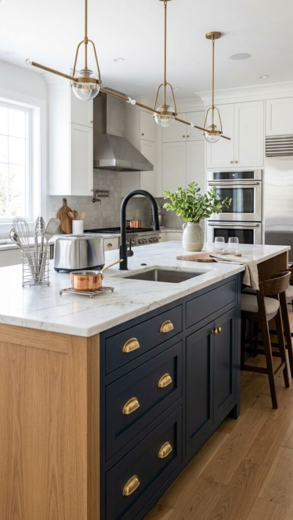 6. Mix Metals for Hardware and Fixtures