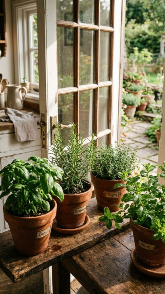 6. Plant a Container Herb Garden