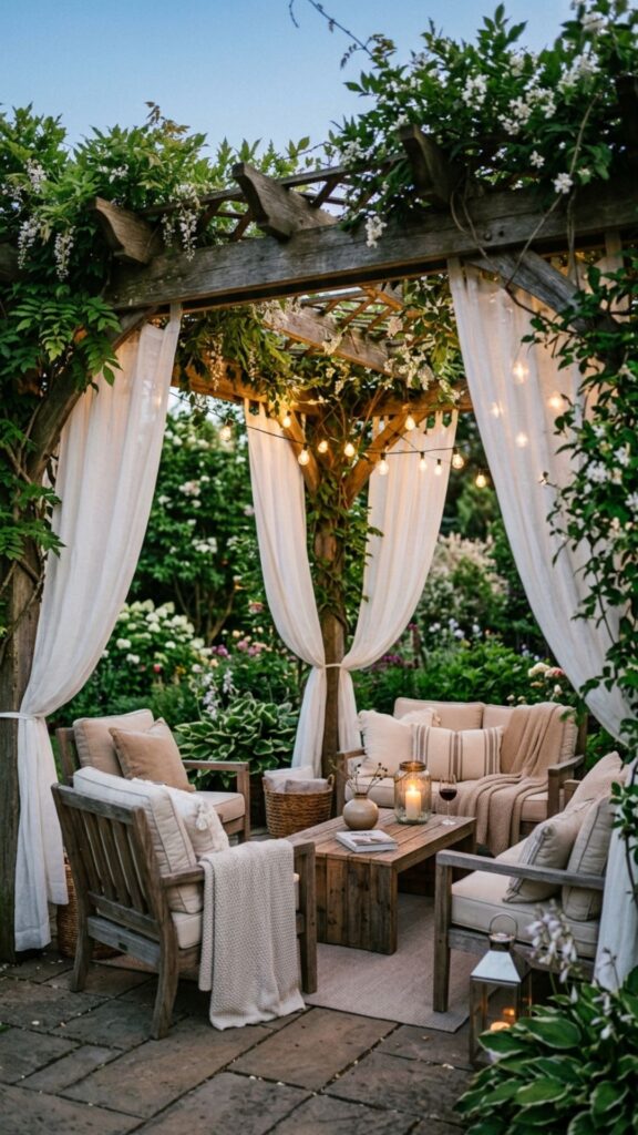 6. Set Up a Shaded Pergola