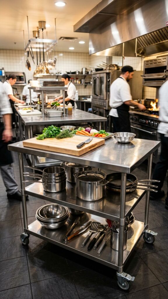6. Stainless Steel Prep Station