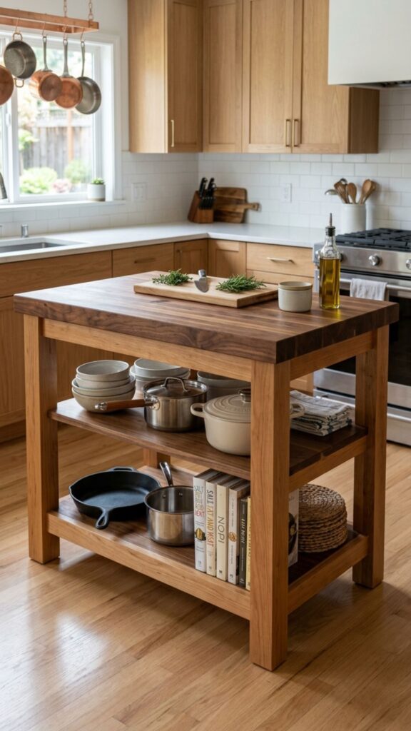 6. Try a Freestanding Butcher Block