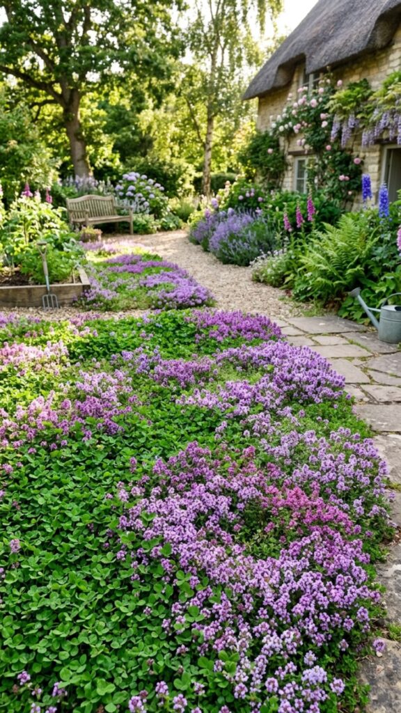 6. Use Ground Cover Plants Instead of Lawn