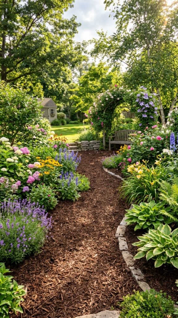 6. Use Mulch to Lock In Moisture