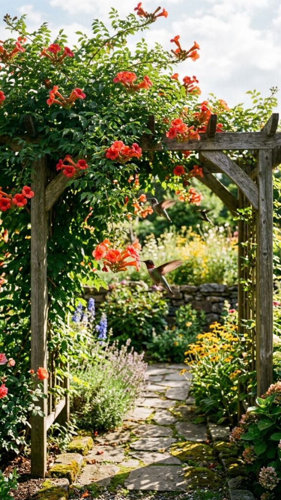 7. Add Vertical Interest With Native Vines